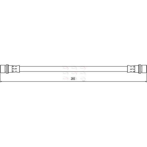 Apec Brake Hydraulic Hose Line inner HOS4091