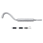 Hella End Silencer Rear fits Fiat 124 1966-1975