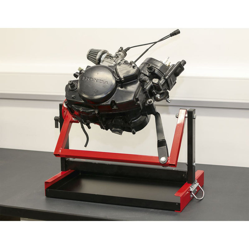 Sealey Motorcycle Engine Stand Single/Twin Cylinder MES01 Sealey - Dynamic Drive