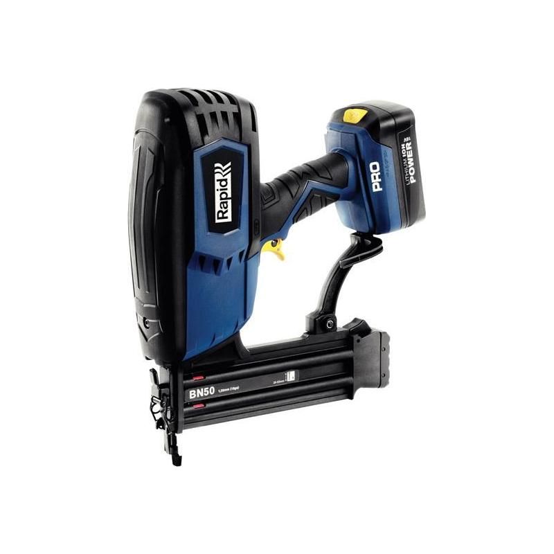 Rapid PRO BN50 Cordless Brad Nailer 18 Gauge 18V 2 x 2.0Ah Li-ion Rapid - NN4 Online