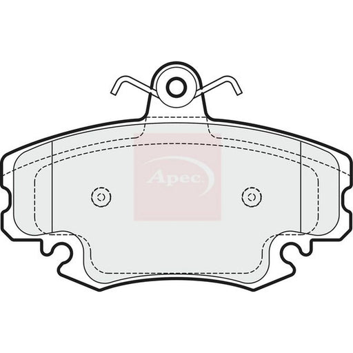 Apec Front Brake Pad Set PAD1658