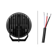Hella Spotlight Vf Blade Aux. Black 9 Round W Po R 25 frontal sided 1FJ 357