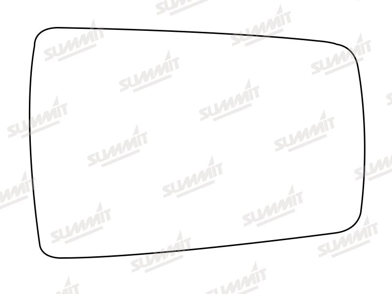 Summit Stick-On Standard Mirror Glass fits Alfa 75 RHS Summit - Bars 4 Cars