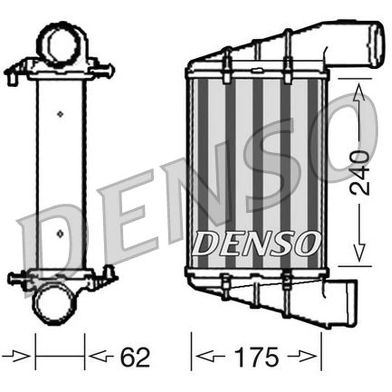 Denso Intercooler (Charge Air Cooler) fits Audi A4 B5 1995-2001 1.8 1.9