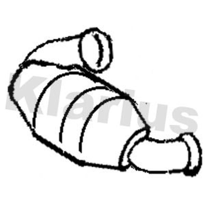 Klarius Catalyst Type Approved With Pipe fits Citroën Chassis 2015-2019 2.0