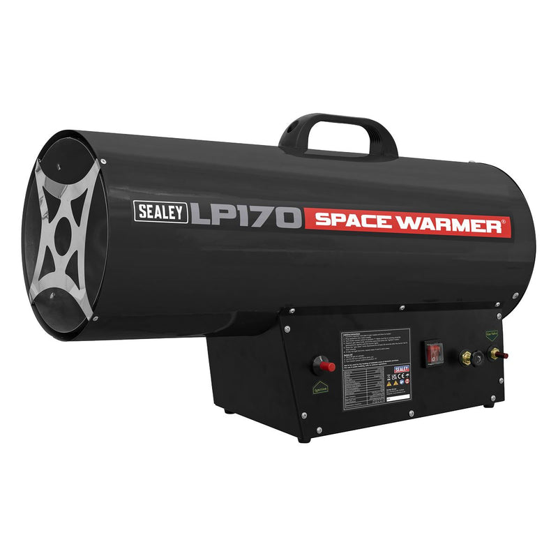 Sealey Space Warmerï Propane Heater 102000-170000Btu/hr (30-50kW) LP170 Sealey - Dynamic Drive