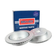 Borg & Beck Front & Rear Brake Discs & Pads fits Subaru Outback 2009 on 3.6
