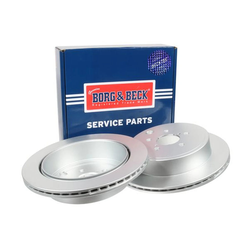 Borg & Beck Front & Rear Brake Discs & Pads fits Subaru Outback 2009 on 3.6