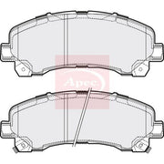 Apec Front Brake Pad Set fits Isuzu D-Max I Platform/Chassis 2007-2012 3.0