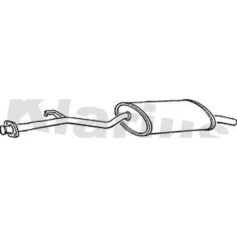 Klarius Box With Tail Pipe Rear fits BMW 3 1991-1999