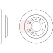 Apec 2 x Solid Brake Discs fits Kia Sedona 2006-2015 2.2 2.7 2.9