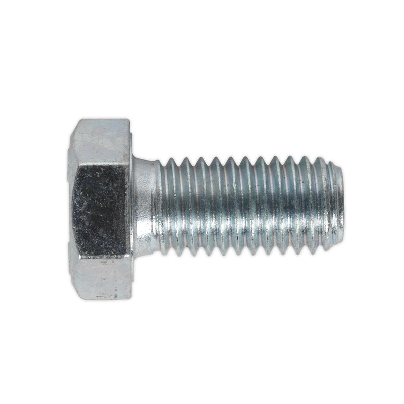 Sealey HT Setscrew M12 x 25mm 8.8 Zinc Pack of 25 SS1225 Sealey - Dynamic Drive