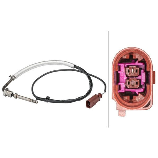 Hella Exhaust Gas Temperature Sensor before soot particulate fil fits Audi A4 B7