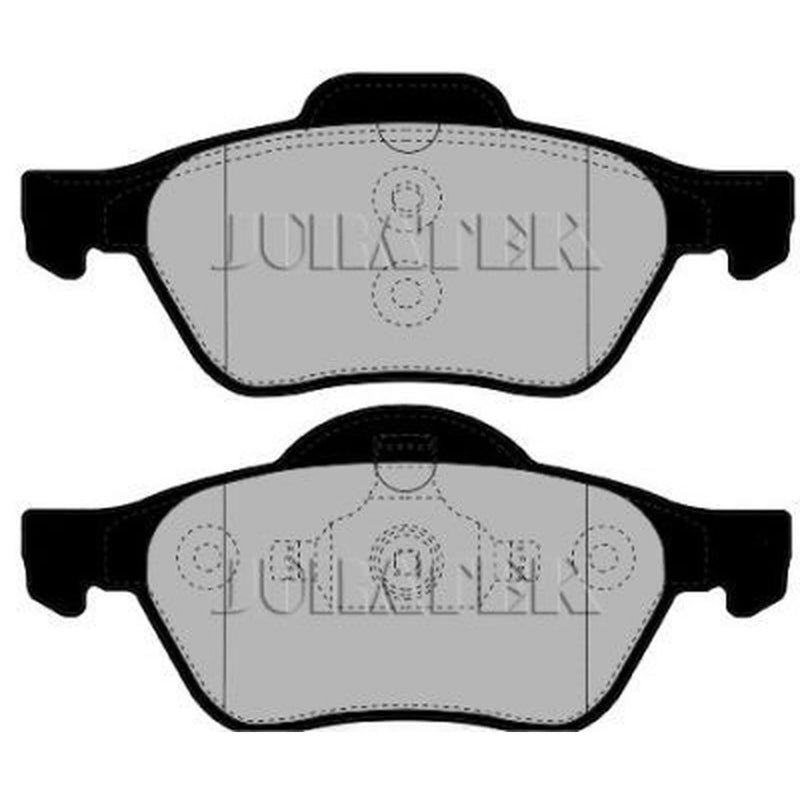 Juratek Front Brake Pad Set fits Renault Laguna 2012-2015 1.5