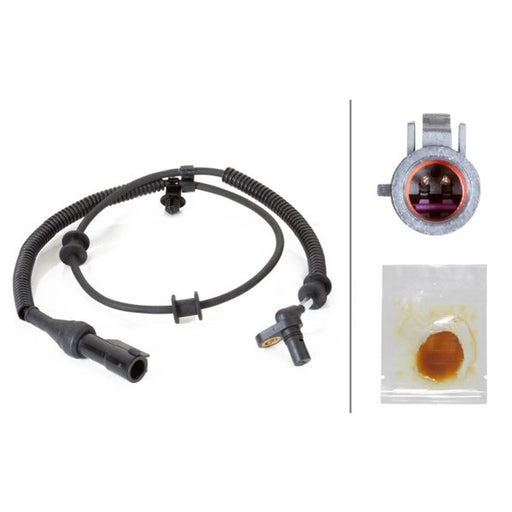 Hella ABS Wheel Speed Sensor Front fits Ford Usa F-150 2003-2007 4.6