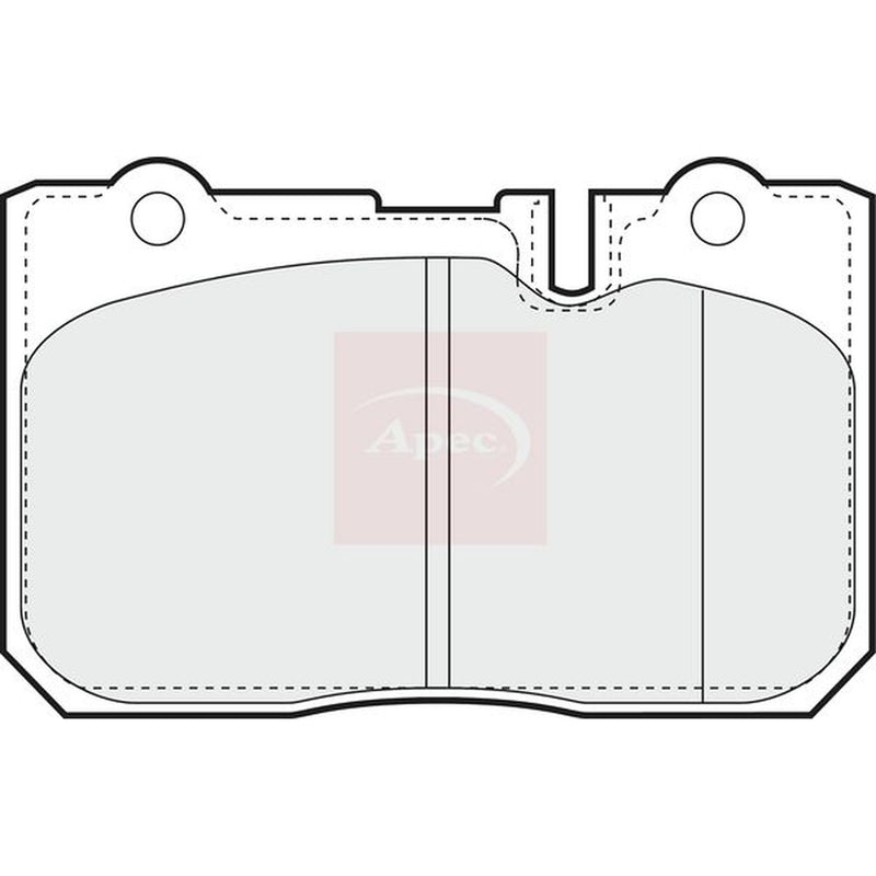 Apec Front Brake Pad Set fits Lexus Ls 1994-2000