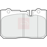 Apec Front Brake Pad Set PAD1049