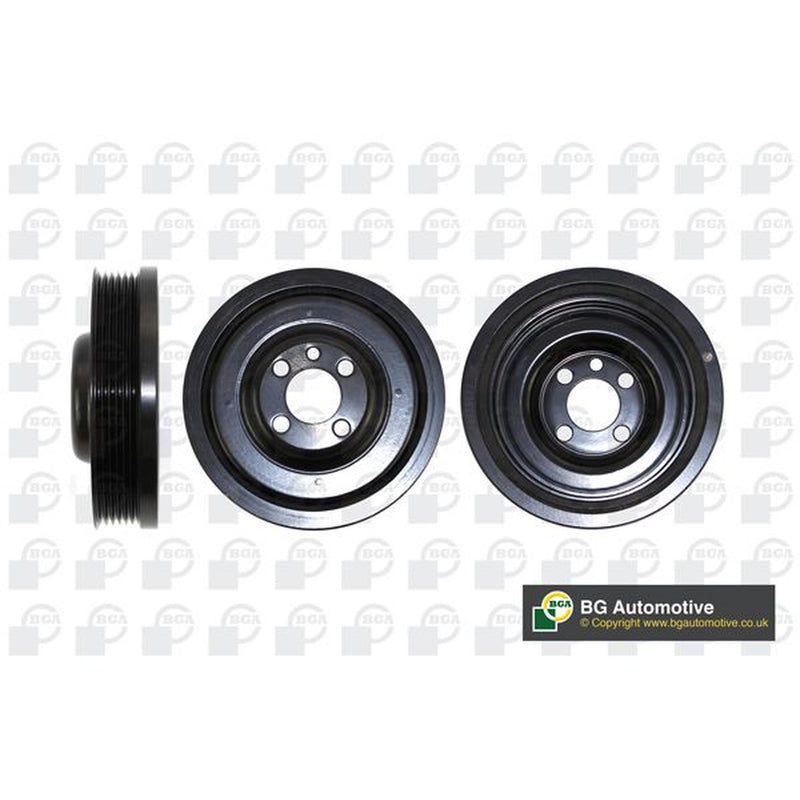 BGA Crank Shaft Belt Pulley fits Audi A1 2010-2015 1.6 2.0