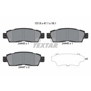 Textar Rear Brake Pad Set 2444501