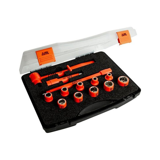 Itl Insulated Insulated 3/8in Drive Socket Set, 13 Piece ITL Insulated - Dynamic Drive