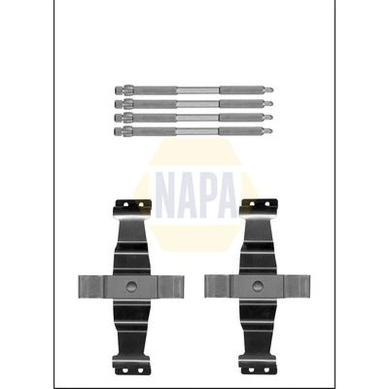 NAPA Brake Pad Accessory Fitting Kit Front fits BMW 1 Sports Hatch 2011-2019