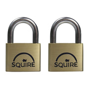 Squire LN5T Lion Brass Padlocks 5-Pin 50mm Twin Pack Squire - NN4 Online