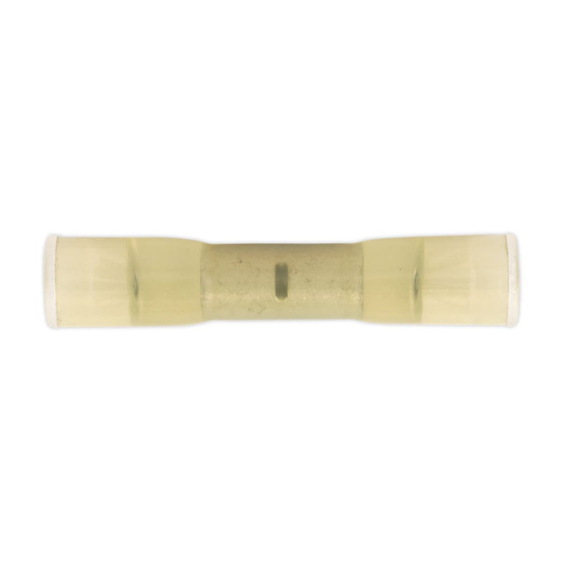 Sealey Cold Seal Butt Connector Yellow5.9mm Pack of 10 YTCS10 Sealey - Dynamic Drive