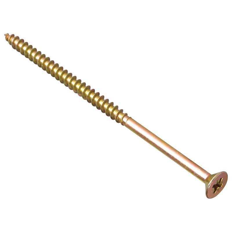 Forgefix Multi-Purpose Pozi Compatible Screw CSK ST ZYP 6.0 x 120mm Box 100 ForgeFix - Dynamic Drive