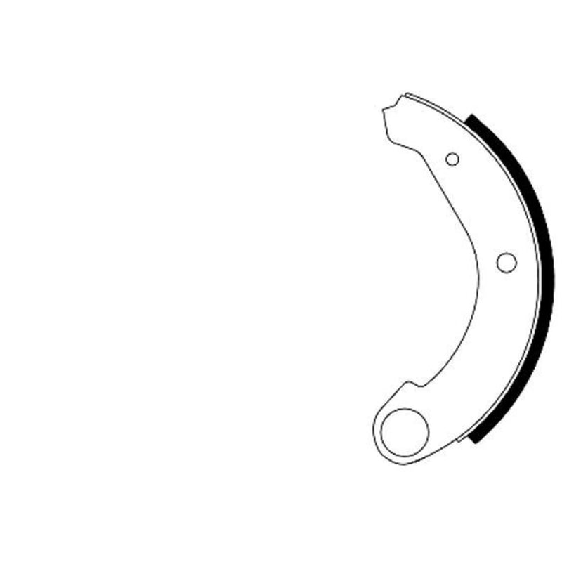 Mintex Brake Shoe Set Axle Kit fits Citroën 2 Cv 1970-1990