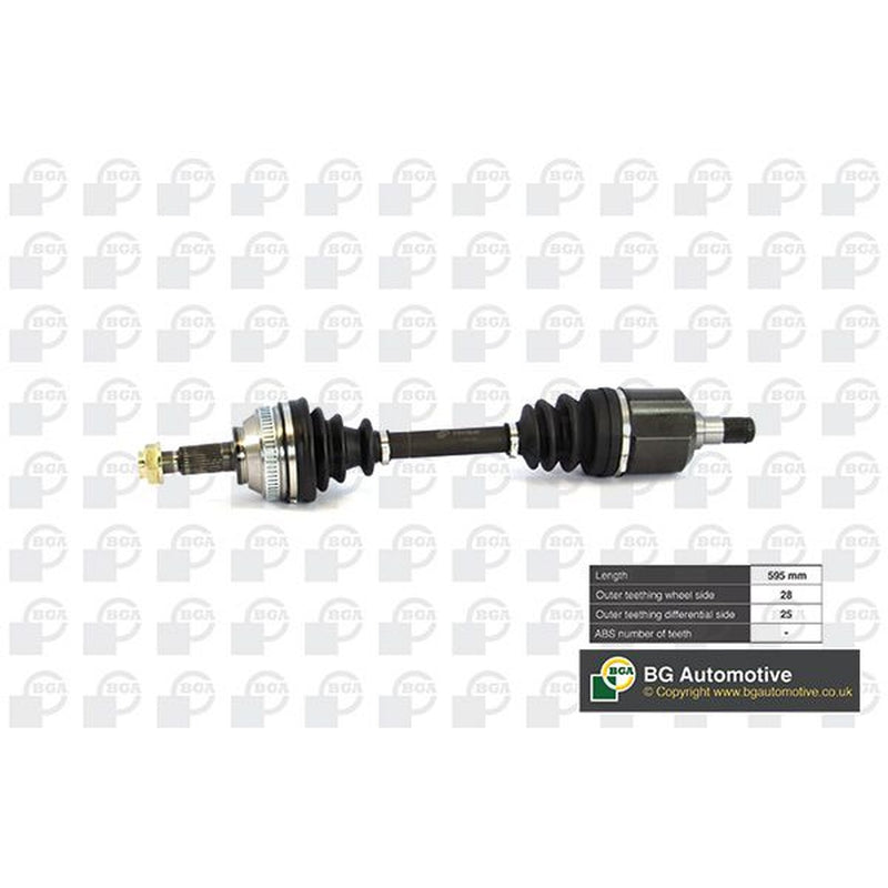 BGA CV Drive Shaft Driveshaft Front Right fits Land Rover Freelander I 1998-2006