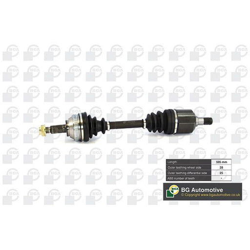 BGA CV Drive Shaft Driveshaft Front Right fits Land Rover Freelander I 1998-2006