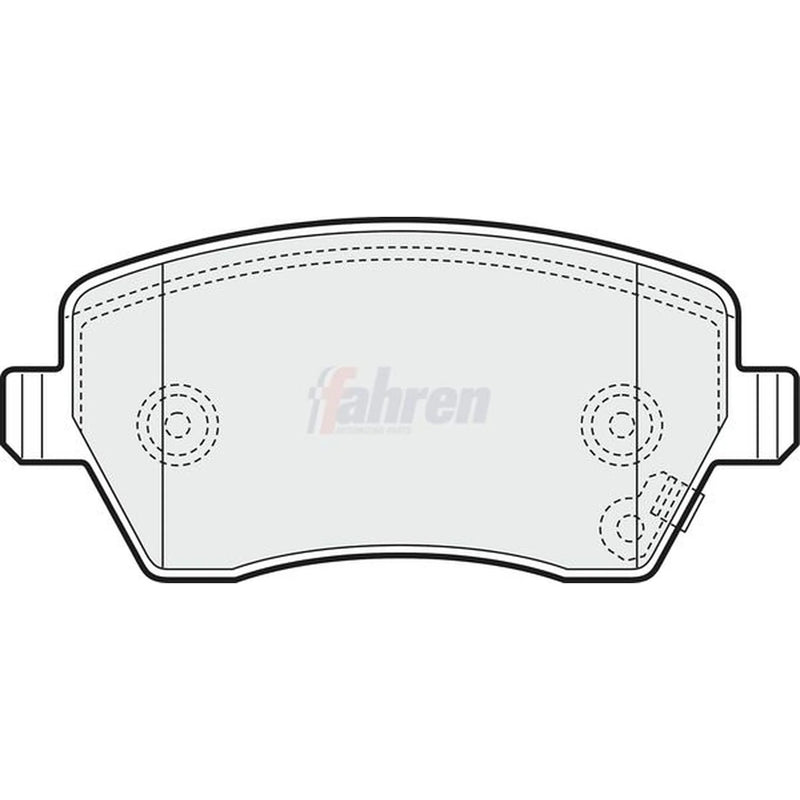 Fahren Front Brake Pad Set FBP3135
