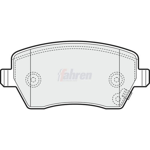 Fahren Front Brake Pad Set FBP3135