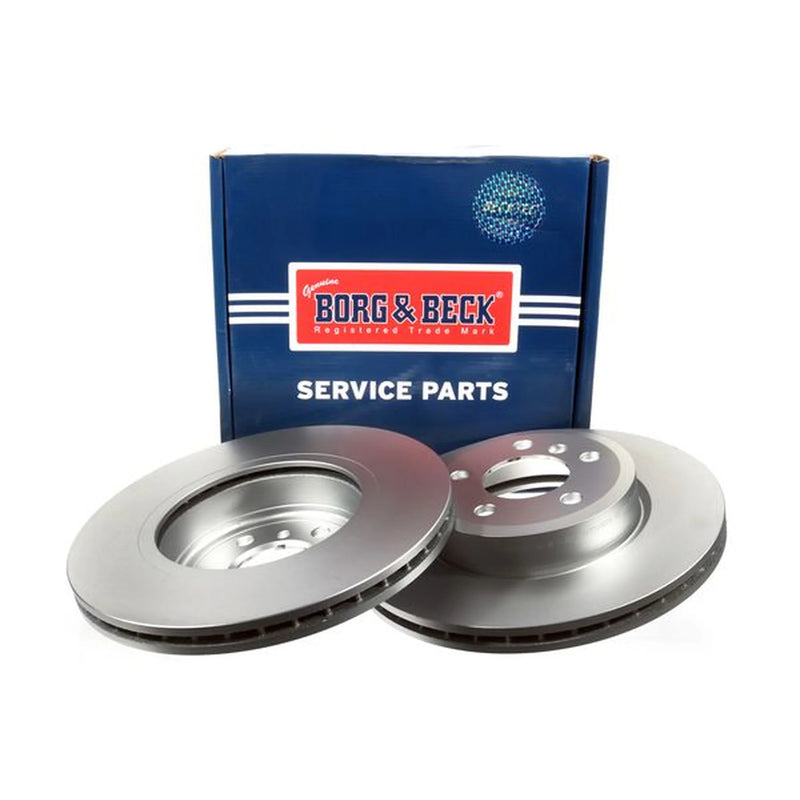 Borg & Beck Front Brake Vented Discs & Pads fits BMW X3 2003-2011 2.0 2.5 3.0