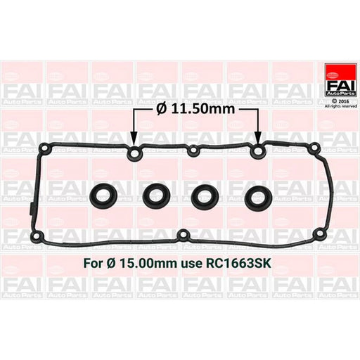 FAI Cylinder Head Cover Gasket RC1662SK