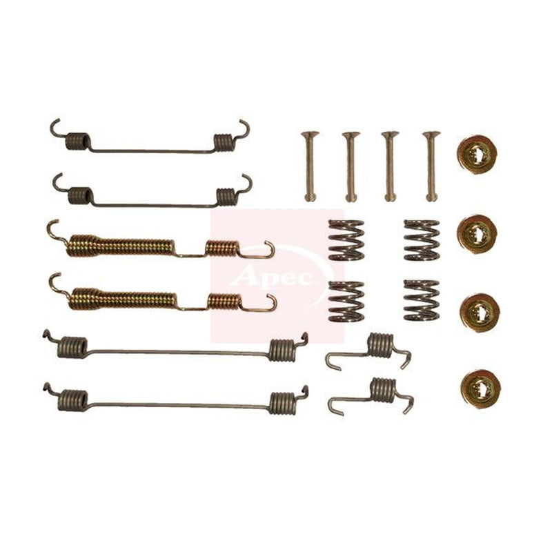 Apec Brake Shoe Accessory Kit Rear fits Mitsubishi Carisma 1995-2006 1.6 1.8 1.9
