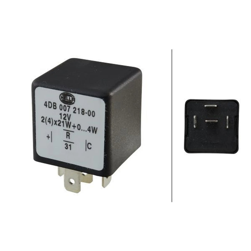 Hella Indicator Flasher Relay fits Alfa Romeo 164 1987-1998 2.0 2.5 3.0