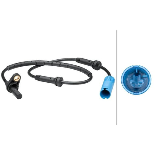 Hella ABS Wheel Speed Sensor Front fits BMW X1 2009-2015