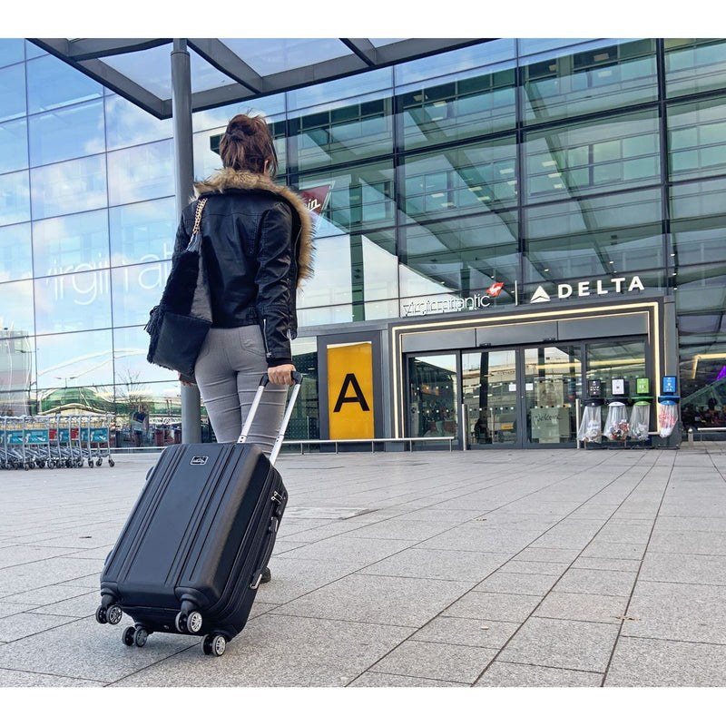 Dellonda 3-Piece Lightweight ABS Luggage Set with TSA Lock Dellonda  - Dynamic Drive
