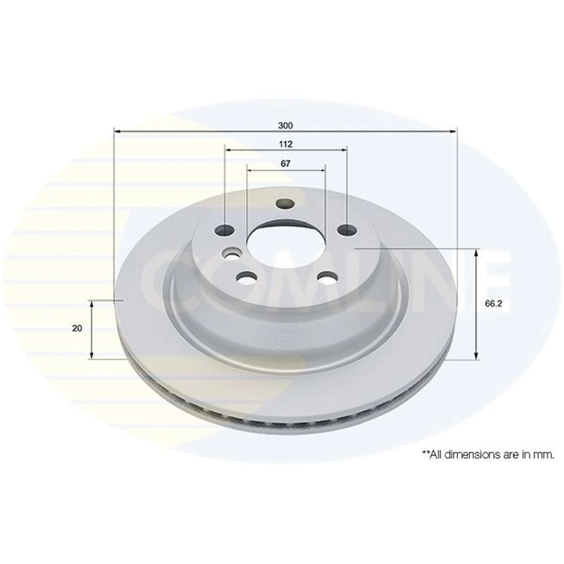 Comline Front & Rear Brake Discs & Pads fits BMW 3 2018-2020