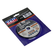 Sealey 5 Pack 100mm x 1.2mm Metal Cutting Slitting Grinding Discs 16mm Bore Sealey  - Dynamic Drive