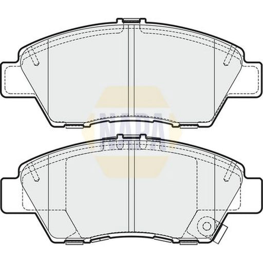 NAPA Front Brake Pad Set NBP1406