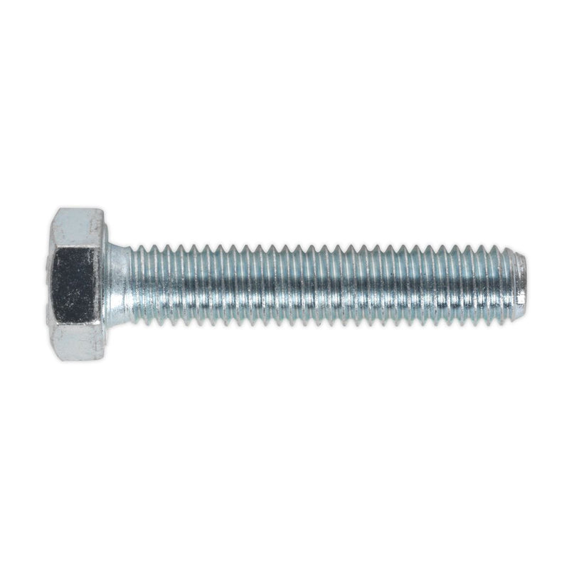 Sealey HT Setscrew M8 x 40mm 8.8 Zinc Pack of 50 SS840 Sealey - Dynamic Drive
