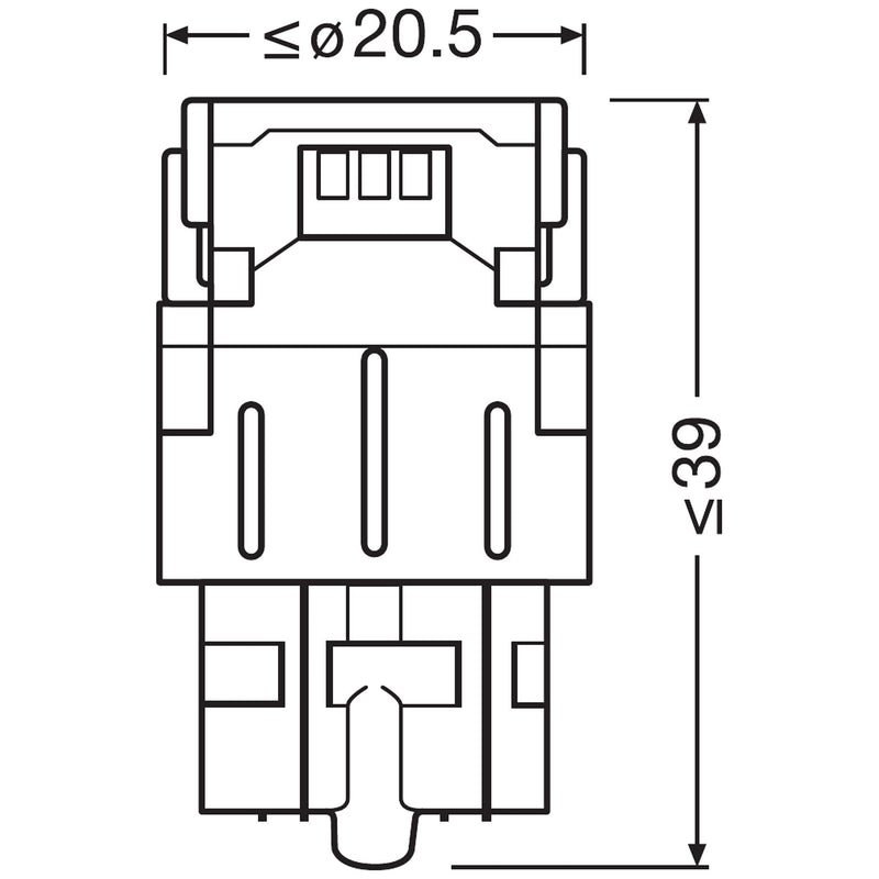 OSRAM LEDriving® SL, W21/5W, Red, LED signal lamps, Off-road only, non ECE Osram - Dynamic Drive