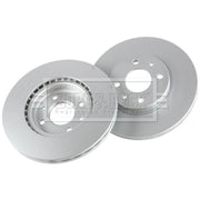 Borg & Beck Front & Rear Brake Discs & Pads fits Lancia Musa 2009-2012 1.3