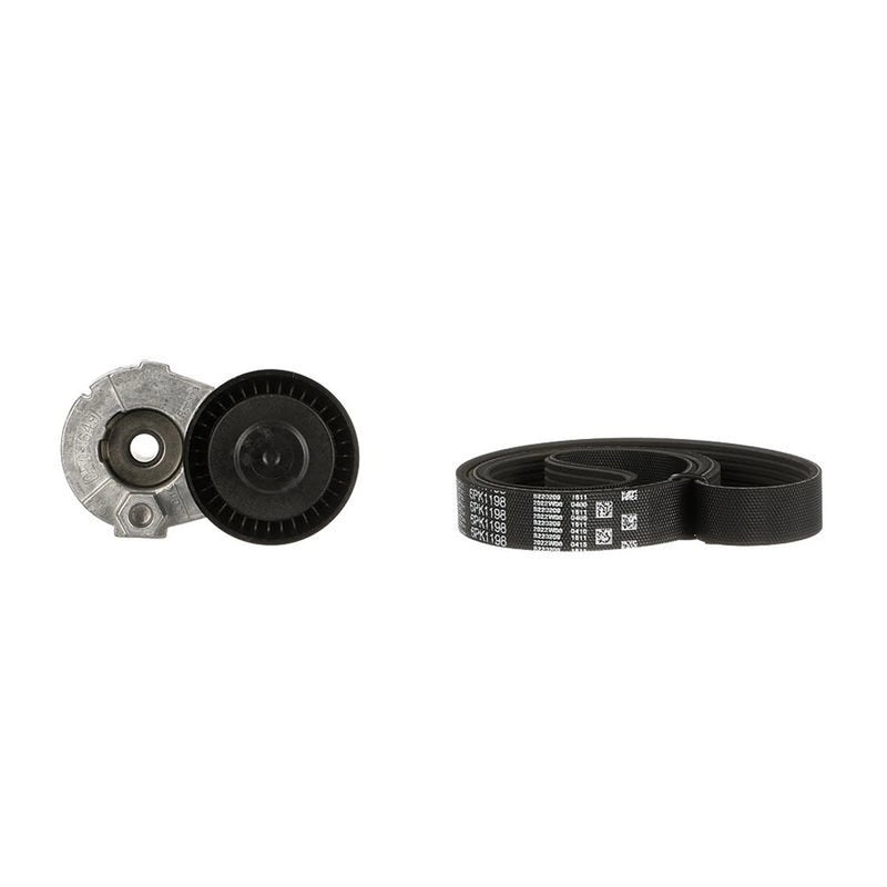 Gates V-Ribbed Belt Set fits Dacia Dokker 2012-2021 1.5 1.6