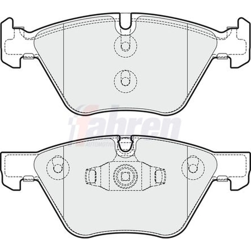 Fahren Front Brake Vented Discs & Pads fits BMW 1 2005-2013