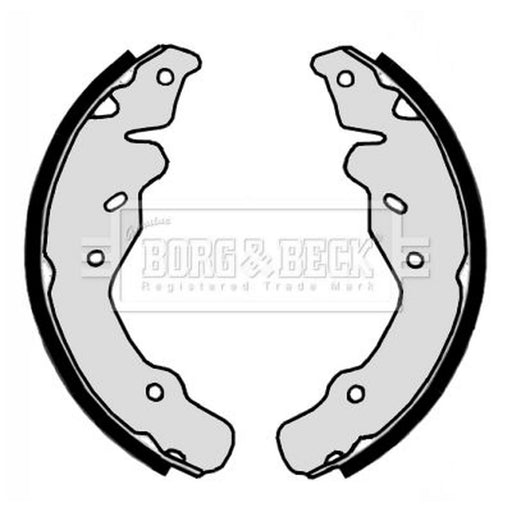 Borg & Beck Brake Shoe Set Axle Kit BBS6310