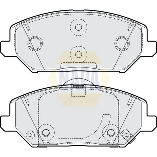 NAPA Front Brake Pad Set NBP1649
