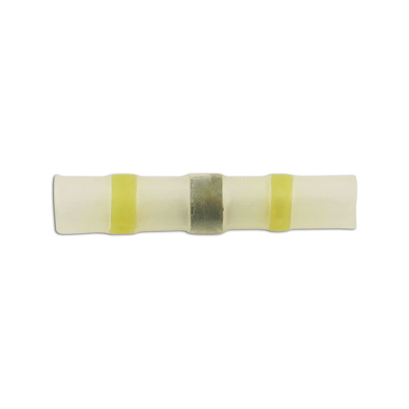 Connect Yellow Solder Type Heat Shrink Butt Connector 50pc 30697 Tool Connection - Dynamic Drive